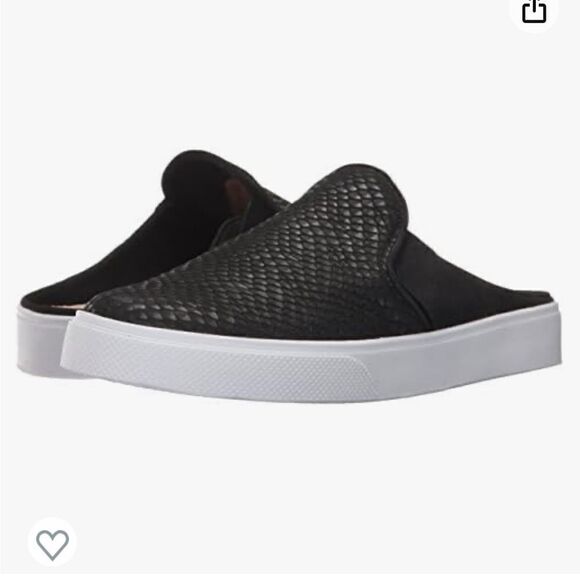 KAANAS Black Leather Sahara Slide Slip On-8 - Picture 1 of 9